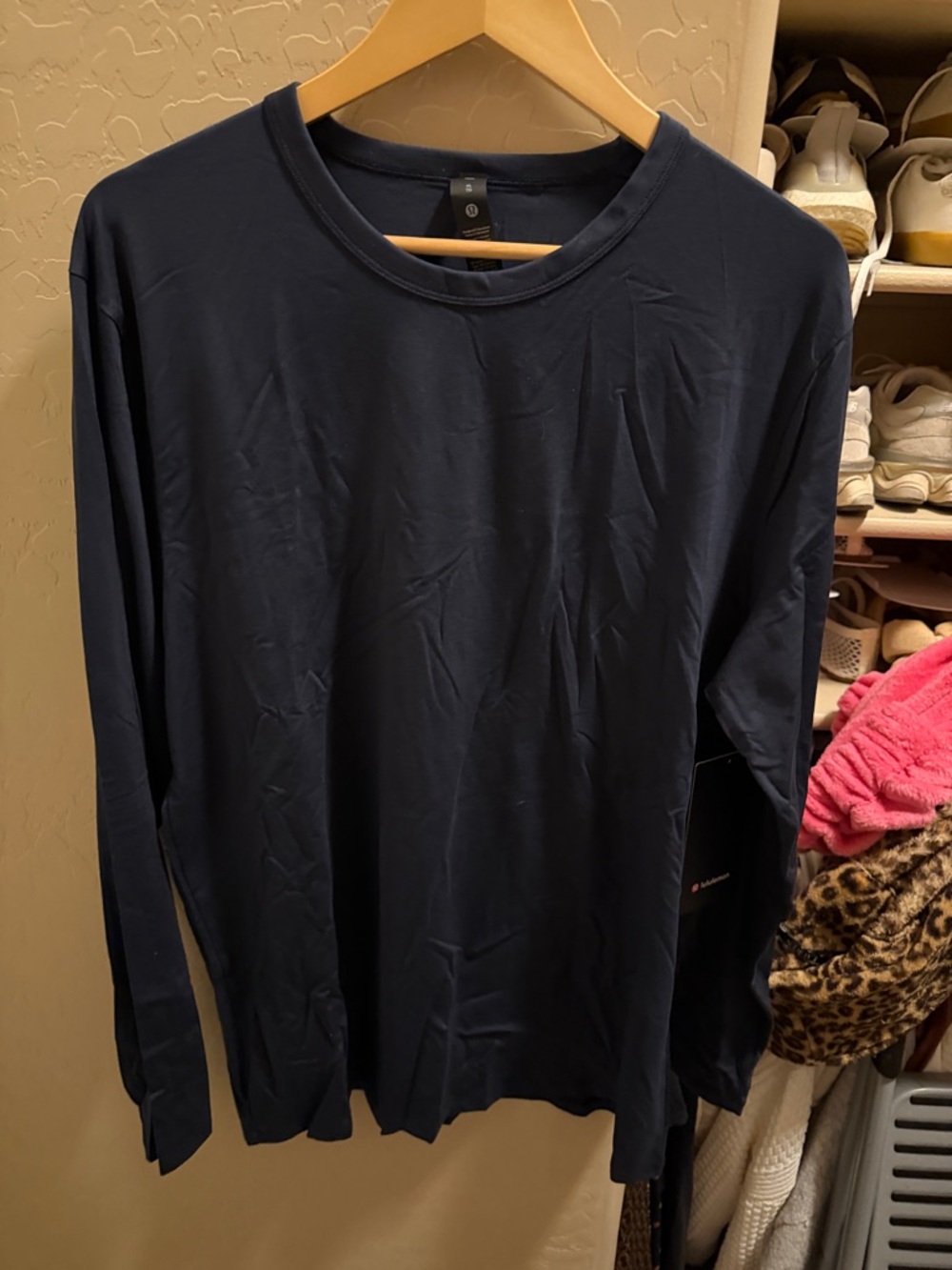 lululemon athletica Fundamental Long-Sleeve Crew in Deep Navy